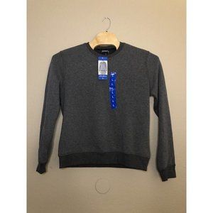 Eddie Bauer‎ Men's Fleece Lined Crew Sweatshirt Gray Size Large